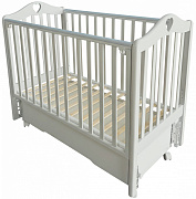 Детская кроватка Кедр Дарина 2 (маятник универсальный,колесо) лунная ночь