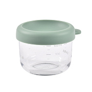 Контейнер стеклянный Beaba Portion Verre с крышкой, 150мл 914018 SAGE GREEN