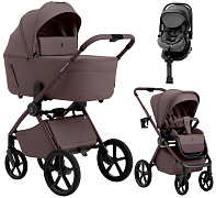 Коляска 3 в 1 Sweet Baby SBL Elegante Therma Colore + автокресло Premier Plus Grey Mokka