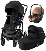 Коляска 3 в 1 Britax Roemer Smile 5Z и автокресло Baby-Safe PRO LUX Warm Caramel Space Black