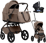 Коляска 4 в 1 Sweet Baby SBL Orso New + автокресло Elegante Plus с базой i-Size ISOFIX DK780 New Dark Beige