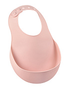 Детский нагрудник Beaba силиконовый 913491 OLD PINK