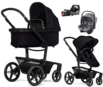 Детская коляска 4 в 1 Joolz Day 5 и автокресло Baby-Safe Core Frost Grey и база Vario Base 5Z Space Black
