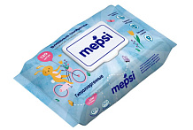 Влажные салфетки Mepsi гипоаллергенные детские, 120 шт