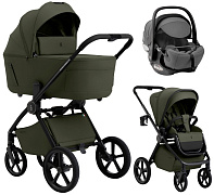 Коляска 3 в 1 Sweet Baby SBL Elegante Therma Colore + автокресло Premier Grey Green
