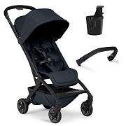 Детская прогулочная коляска Joolz Aer 2 SE с бампером и подстаканником Dark navy blue
