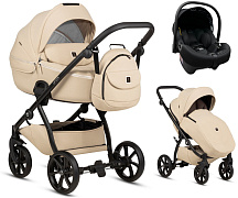 Детская коляска Tutis Uno 5 Plus Unico 3 в 1 с автокреслом Elo Lux EduSky Black 1402151 Latte