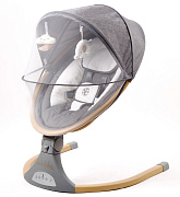 Детские электрокачели AmaroBaby Ergo Swing серый