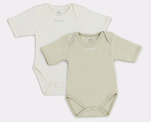 Боди Rant Hugs and Kisses с коротким рукавом 2 шт. ЧЗ Light Green 74