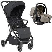 Прогулочная коляска Sweet Baby Aura + автокресло Premier Begie Black