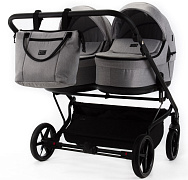 Детская коляска Adamex Leo Duo 2 в 1 TK01 (СВЕТЛО-СЕРЫЙ)