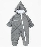 Комбинезон демисезонный AmaroBaby Elf стеганый серый 74