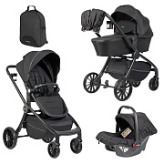 Детская коляска Farfello Baby Shell 3 в 1 2025 черный