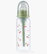 Бутылочка антиколиковая Happy Baby с силиконовой соской 250 мл 10015 cherry
