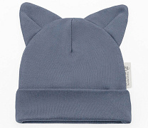 Чепчик (шапочка) AmaroBaby Nature essence cat серый 46