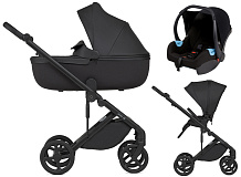 Детская коляска Anex Eli 3 в 1 без рюкзака и автокресло Biuco BC100B без адаптеров Midnight el-05-DNA