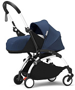 Коляска для новорожденных Stokke YOYO3 Newborn Pack 0+ рама белая White Air France Blue