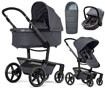 Детская коляска 3 в 1 Joolz Day 5 и автокресло Osann Cuddle Iron + конверт в подарок Stone grey