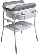 Пеленальный столик с ванночкой Chicco Cuddle & Bubble Graphite Melange