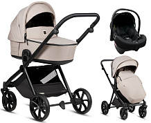 Детская коляска Tutis Mio 3 Plus Essential New 3 в 1 с автокреслом Elo Lux EduSky Black 1622611 Moon Rock