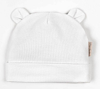 Чепчик (шапочка) AmaroBaby Fashion bear New молочный 38