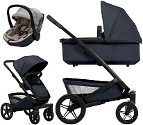 Детская коляска 3 в 1 Joolz Geo5 и автокресло Osann Cuddle Wheat Dark Navy Blue