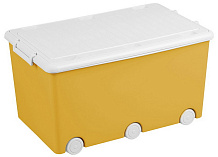 Контейнер Tega Baby многофункциональный (6 колесиков) 50 л PW-001-124 Темно-Желтый