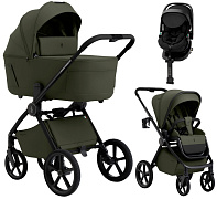 Коляска 4 в 1 Sweet Baby SBL Elegante Therma Colore + автокресло Premier Plus Black Green