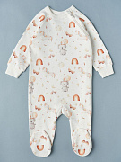 Комбинезон на молнии Little star Коалы и Единороги 0208 (ЧЗ-мз) крем 68
