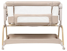 Приставная кровать Farfello Aria Linen beige/Льняной бежевый