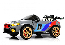 Детский электромобиль RiverToys F555FF серый глянец
