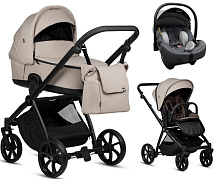 Детская коляска Tutis Mio 3 Plus Essential 3 в 1 с автокреслом Elo Lux EduSky Grey 1502611 Moon Rock