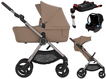 Детская коляска Anex iQ Premium NT 4 в 1 и автокресло Biuco BC100B + База Anex Karwala ISOFix iQ-26 Buff