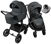 Детская коляска AmaroBaby Phenom 3 в 1 с автокреслом Rant Cruise Grey графит