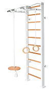 Детский спортивный комплекс Perfetto Sport Scala in legno bianco-naturale