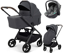 Детская коляска Rant Aventa 3 в 1 с автокреслом Miro Olive Graphite