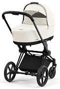 Коляска для новорожденных Cybex Priam IV Matt Black Off White