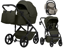 Коляска 3 в 1 Sweet Baby SBL Dolce + автокресло Premier Begie Dark Green