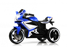 Детский электромотоцикл RiverToys K222AM синий