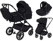 Детская коляска Rant Moss 3 в 1 с автокреслом Rant Cruise Black Black