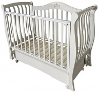 Детская кроватка Кедр Мэри 2 (маятник универсальный,колесо) лунная ночь