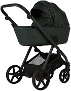 Детская коляска Adamex Vivo Natura 2 в 1 V12-FOREST (Т.ЗЕЛЕН + Т.ЗЕЛЕН. КОЖА)