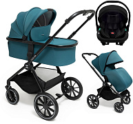 Коляска Agex Life 3 в 1 с автокреслом i-Team ATB526 Black ALG528 Green (Зеленый)
