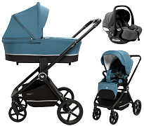 Коляска 3 в 1 Sweet Baby Cupola New + автокресло Premier Grey Ocean Green