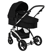 Коляска трансформер Pituso Mikki Black/Черный/Chrome