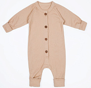 Комбинезон на пуговицах AmaroBaby Fashion ЧЗ бежевый 62