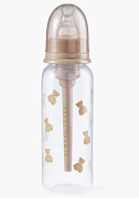 Бутылочка антиколиковая Happy Baby с силиконовой соской 250 мл 10015 teddy
