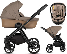 Детская коляска Tutis Leo 3 Plus 3 в 1 с автокреслом Beno Beige 1582262 Towny