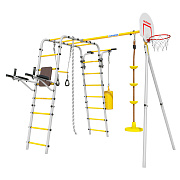 Дачный комплекс Romana Fitness + диск-качели 103.20.05 серый/жёлтый