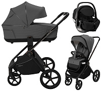Коляска 3 в 1 Sweet Baby SBL Elegante Therma + автокресло Premier Black Dark Grey